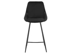 Set Van 2 Barkrukken Masurie - Velours - Zwart