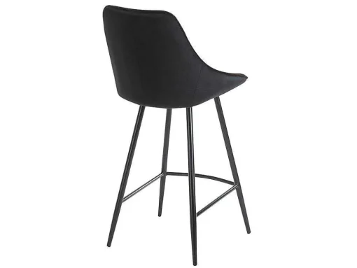 Set Van 2 Barkrukken Masurie - Velours - Zwart