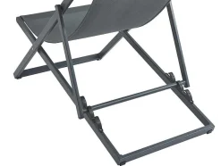 Set Van 2 Chileense Ligstoelen Van Aluminium - Antraciet - Anilio Van Mylia