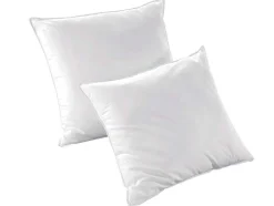 Set Van 2 Gerecyclede Hoofdkussens 60 X 60 Cm Van Dreamea - 100% Microvezel Hoes - Rosa
