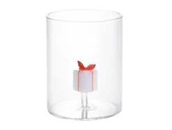 Set Van 4 Glazen Met Kerstmotieven - O7,5 X H9,5 Cm - Scopa