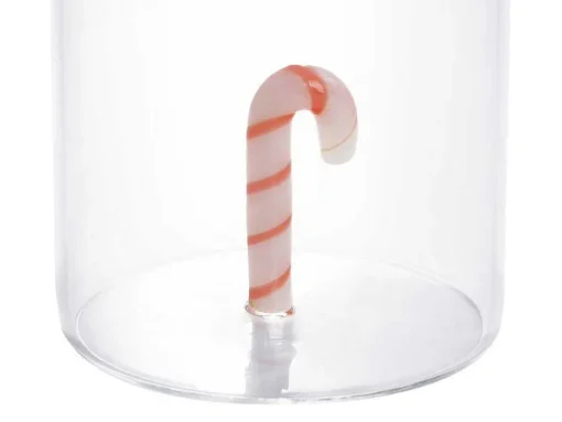 Set Van 4 Glazen Met Kerstmotieven - O7,5 X H9,5 Cm - Scopa