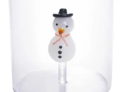 Set Van 4 Glazen Met Kerstmotieven - O7,5 X H9,5 Cm - Scopa