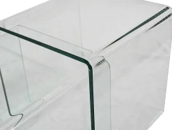 Set Van 3 Inschuifbare Bijzettafels Minka - Glas