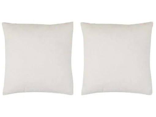 Set Van 2 Katoenen Kussens Met Bloemmotief - 45 X 45 Cm - Veelkleurig - Bariola