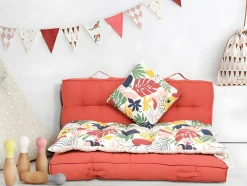 Set Van 2 Katoenen Kussens Met Bloemmotief - 45 X 45 Cm - Veelkleurig - Bariola