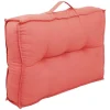 Set Van 2 Katoenen Paletkussens - 40 X 60 X 12 Cm - Koraal - Baila