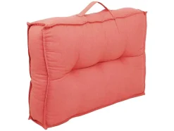 Set Van 2 Katoenen Paletkussens - 40 X 60 X 12 Cm - Koraal - Baila