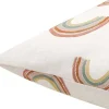 Set Van 2 Katoenen Regenboogkussens - 45 X 45 Cm - Veelkleurig - Archy