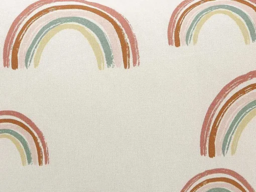 Set Van 2 Katoenen Regenboogkussens - 45 X 45 Cm - Veelkleurig - Archy