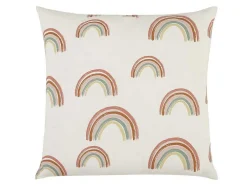Set Van 2 Katoenen Regenboogkussens - 45 X 45 Cm - Veelkleurig - Archy