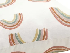 Set Van 2 Katoenen Regenboogkussens - 45 X 45 Cm - Veelkleurig - Archy