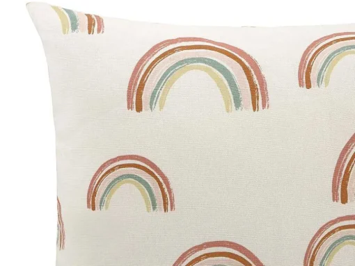 Set Van 2 Katoenen Regenboogkussens - 45 X 45 Cm - Veelkleurig - Archy