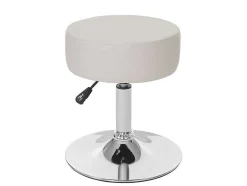 Set Van 2 Krukken Mcw-C22, Kunstleer, Creme
