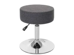 Set Van 2 Krukken Mcw-C22, Textiel, Grijs