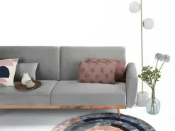 Set Van 2 Kussens 100% Getuft Katoen Jadel - 30 X 50 Cm - Oudroze
