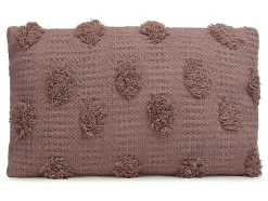 Set Van 2 Kussens 100% Getuft Katoen Jadel - 30 X 50 Cm - Oudroze