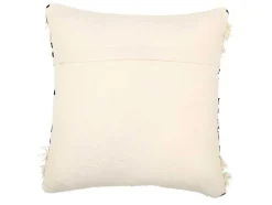 Set Van 2 Kussens Van Katoen Met Franjes Karius - 40 X 40 Cm - Geel En Beige