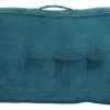 Set Van 1 Matras + 2 Palletkussens Van Ribfluweel - Blauw - Baila