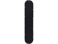 Set Van 3 Ovale Spiegels Van Metaal - B23 X H120 Cm - Goudkleurig - Jaylen