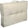 Set Van 2 Palletkussens Van Ribfluweel - L60 X D40 Cm - Beige - Baila