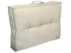 Set Van 2 Palletkussens Van Ribfluweel - L60 X D40 Cm - Beige - Baila