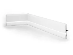 Set Van 3 Plinten Van Polystyreen L290 X H10 Cm Wit - Coreo