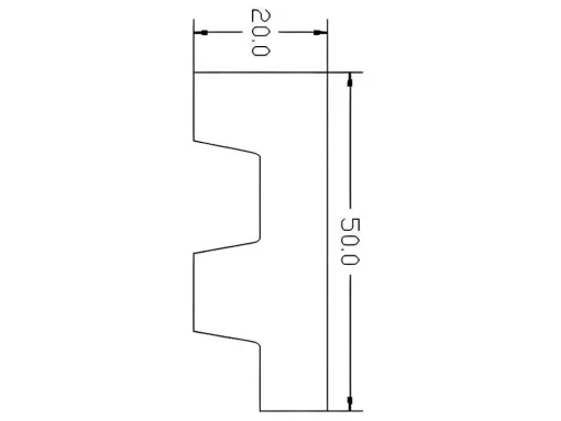 Set Van 3 Plinten Van Polystyreen L290 X H5 Cm Wit - Ardeo