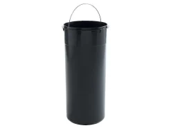 Set Van 2 Roestvrijstalen Pedaalemmers Pira - 30L En 3L - Zwart En Koper