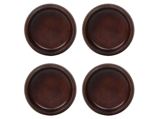 Set Van 4 Schaaltjes - D13 X H4 Cm - Mangohout - Naturel - Valisa