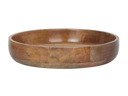 Set Van 3 Schaaltjes Van Mangohout - D17, 15 Et 12 Cm - Naturel - Valisa