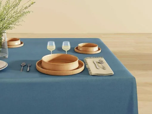 Set Van 4 Servetten Met Franje - Katoen - 45 X 45 Cm - Beige - Pola