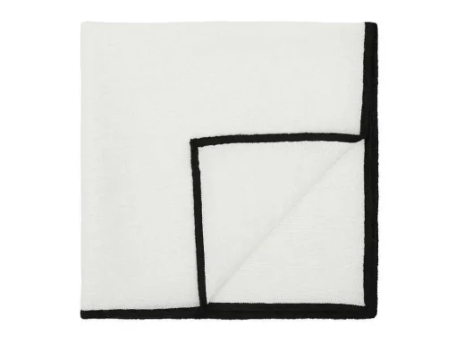 Set Van 4 Servetten Van Katoen En Linnen - 45 X 45 Cm - Gebroken Wit - Borina
