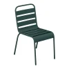 Set Van 2 Stapelbare Metalen Tuinstoelen - Dennengroen - Mirmande Van Mylia