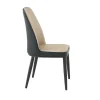 Set Van 2 Stoelen In Kunstleer En Metaal - Beige En Antraciet - Mildura