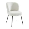 Set Van 2 Stoelen In Ribfluweel En Metaal - Wit - Polpona Van Pascal Morabito