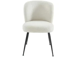 Set Van 2 Stoelen In Ribfluweel En Metaal - Wit - Polpona Van Pascal Morabito