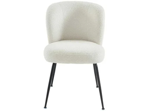 Set Van 2 Stoelen In Ribfluweel En Metaal - Wit - Polpona Van Pascal Morabito