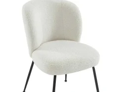 Set Van 2 Stoelen In Ribfluweel En Metaal - Wit - Polpona Van Pascal Morabito