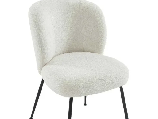 Set Van 2 Stoelen In Ribfluweel En Metaal - Wit - Polpona Van Pascal Morabito