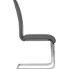 Set Van 4 Stoelen Lirica - Grijs Kunstleer