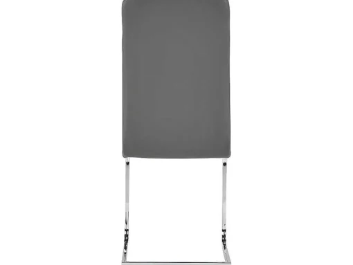 Set Van 4 Stoelen Lirica - Grijs Kunstleer