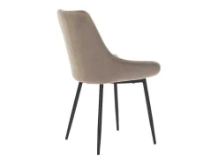 Set Van 2 Stoelen Masurie - Fluweel - Taupe