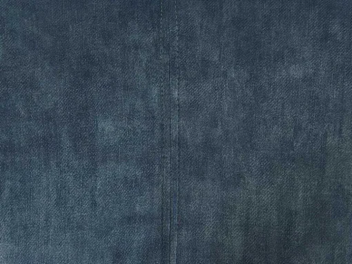 Set Van 2 Stoelen Met Armleuningen Van Stof En Zwart Metaal - Blauw - Kadija