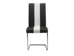 Set Van 4 Stoelen Trinity Van Kunstleer - Zwart En Wit - Van Pascal Morabito