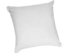 Set Van 2 Traagschuim Hoofdkussen 60 X 60 Cm - Perkaal Katoen - 91 Draden/Cm - 750 Gr - Wit - Auxence