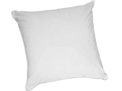 Set Van 2 Traagschuim Hoofdkussen 60 X 60 Cm - Perkaal Katoen - 91 Draden/Cm - 750 Gr - Wit - Auxence