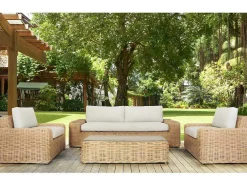 Set Van 2 Tuinstoelen Obidos Van Gevlochten Hars