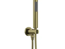 Set Van Inbouwdouche Met Mechanische Mengkraan - Goud Met Geborstelde Afwerking - Tamise