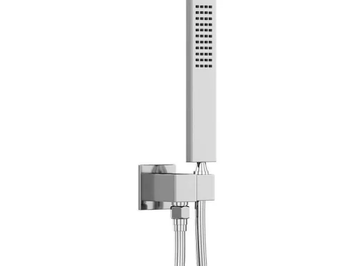 Set Van Inbouwdouche Met Mechanische Mengkraan - Geborsteld Nikkelkleurig - Tocantis